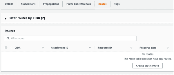 TGW route Statique part 1