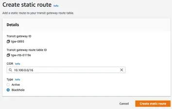 TGW route Statique part 2