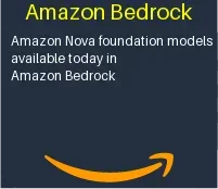 Announcing Amazon Nova foundation models available today in Amazon Bedrock