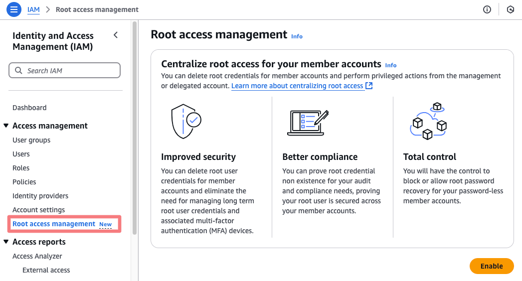Root Access Management