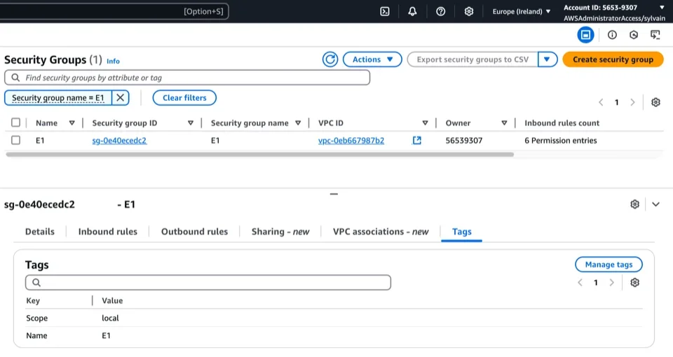 Groupe de sécurité 3