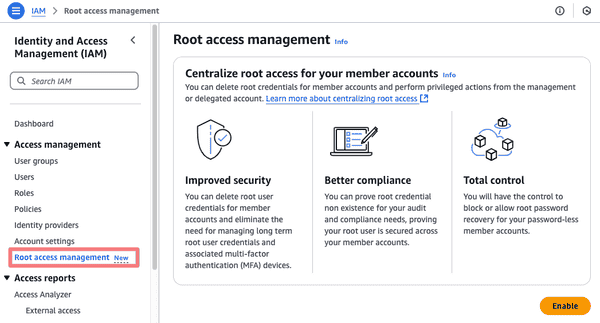 Root Access Management